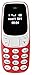 AntDau71 - BM10 Worlds Più Piccolo Telefono 2 in 1 Mini Telefono Sbloccato GSM con Vivavoce Bluetooth Dialer Cuffia Bluetooth Doppia SIM Card GSM (ROSSO)