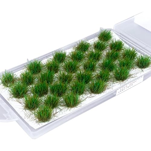 ZHjuju Statiques Herbe Toufts, 32 PCS Plantes Modélisme Herbe Statique Tufts Statique Touffes...