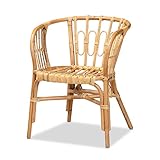 Bali & pari Luxio Modern and Contemporary Natural Rattan Dining Chair