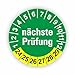 Produktbild Fassbender-Druck PRÜFPLAKETTEN - Hochwertige Prüfetiketten FD-6 NÄCHSTE WARTUNG Ø 30mm - Selbstklebende PVC-Folie - Wartungsetiketten für Prüfung - Prüfplakette für Prüfungsnachweis (10 Stück)
