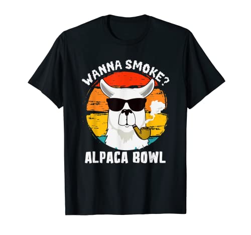alpaca llama animal lovers diseño divertido cita alpaca tazón Camiseta