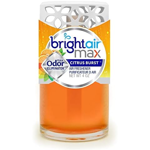 Bright Air Max Cool + Clean Odor Eliminator, Orange, 4 Ounce (Pack of 1), 900440 Cover