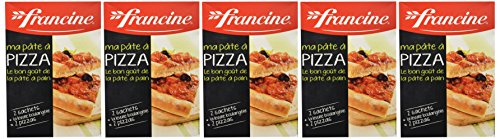 Francine préparation pour pâte à pizza rapide à cuisiner le soir