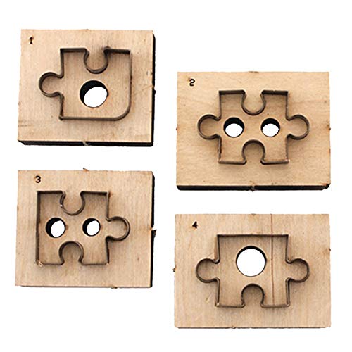 Perforatrice en acier perforé FITYLE pour puzzle bois durable