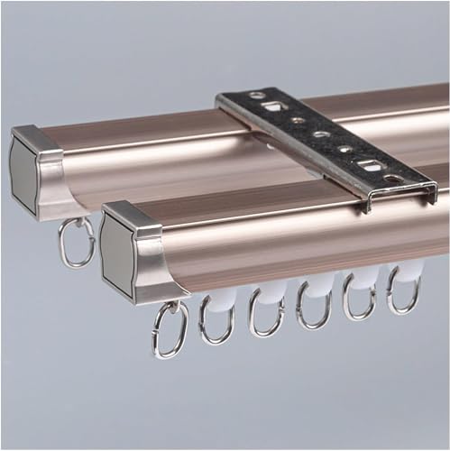 Rail rideau double plafond en aluminium robuste pour séparation de pièce