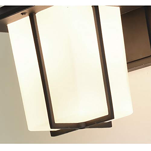 Applique murale moderne d'extérieur pour lampe de décoration de jardin étanche câblé