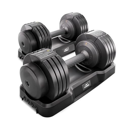 Best Set of 2 Adjustable Dumbbells 50lbs: FLYBIRD DB2 Adjustable Dumbbell 55LB110LB Single