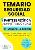 OPOSTIME. TEMARIO ESPECÍFICO SEGURIDAD SOCIAL: Formato resumido y esquematizado para facilitar su memorización (PREPARACIÓN OPOSICIONES SEGURIDAD SOCIAL)
