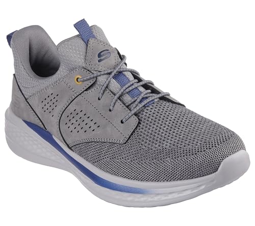 Image of Skechers Men's Streetwear Slade - Breyer Knitted Mesh Bungee Lace W /Quarter Cage Slip On