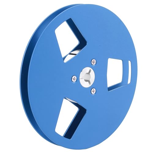 ReVox Vakuumbandrolle, 12,7 cm (5 Zoll), 3 Löcher, Universal, offen, Vakuum, Sammelrolle aus Aluminiumlegierung, für Rekorder von Spule zu Spule ReVox Vakuumbandrolle, 12,7 cm (5 Zoll), 3 Löcher, Universal, offen, Vakuum, Sammelrolle aus Aluminiumlegierung, für Rekorder von Spule zu Spule