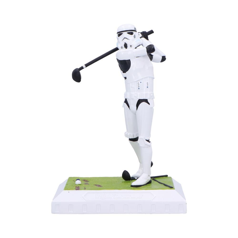 Nemesis Now Star Wars Stormtrooper Hole in None Statue, Officially Licensed Stormtrooper Golf Figurine, Hand Painted