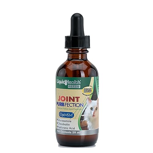 LIQUIDHEALTH 2.3 Oz Liquid Cat Glucosamine Joint Purr-Fection - Hip and Joint...