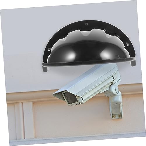 Protector de cámara para exteriores con funda de lluvia de ABS negro resistente 2