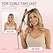 ELLA BELLA® Curling Iron 1 Inch • Professional Hair Curler • Curling Wand • Ceramic Curling Irons • Transform Your Look in Seconds • Suitable for All Hair Types • Say Goodbye to Heat Damage