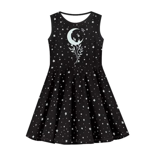 Girls Cute Dress Sleeveless Swing Skater A-Line Dress Casual Party Summer Outfits Funny Print4