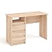 Produktbild KOMTO Schreibtisch mit Schubladen - Bürotisch Computertisch Klein Arbeitstisch Büro PC-Tisch Kinderschreibtisch mit Stauraum | Moderner Schreibtisch Sonoma Eiche | Oslo 110 x 50 x 74 cm