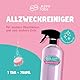 EzeeTabs Allzweckreiniger – Reinigungstabs für ein mikroplastikfreies, biologisch abbaubares und veganes Putzmittel – 4 x Reiniger für alle Oberflächen