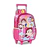 Mochila Infantil de Rodinhas Maria Clara & JP - Rosa - CLIO