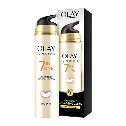 Image of Olay Day Cream Total Effects 7 In 1 Anti-Ageing Lightweight Moisturiser Spf 15, 50G And Serum Total Effects 7 In 1, Anti-Ageing Smoothing Serum, 50 Ml