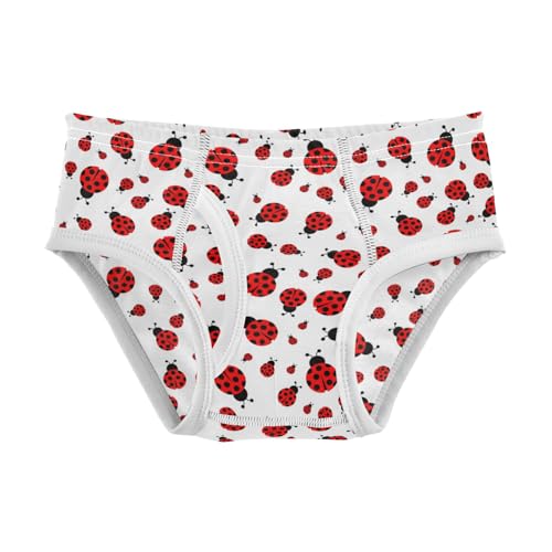 Boys' Exclusive Briefs Toddler Underwear 95% Combed Cotton Boxerbriefs 2T Ladybug Pattern 78