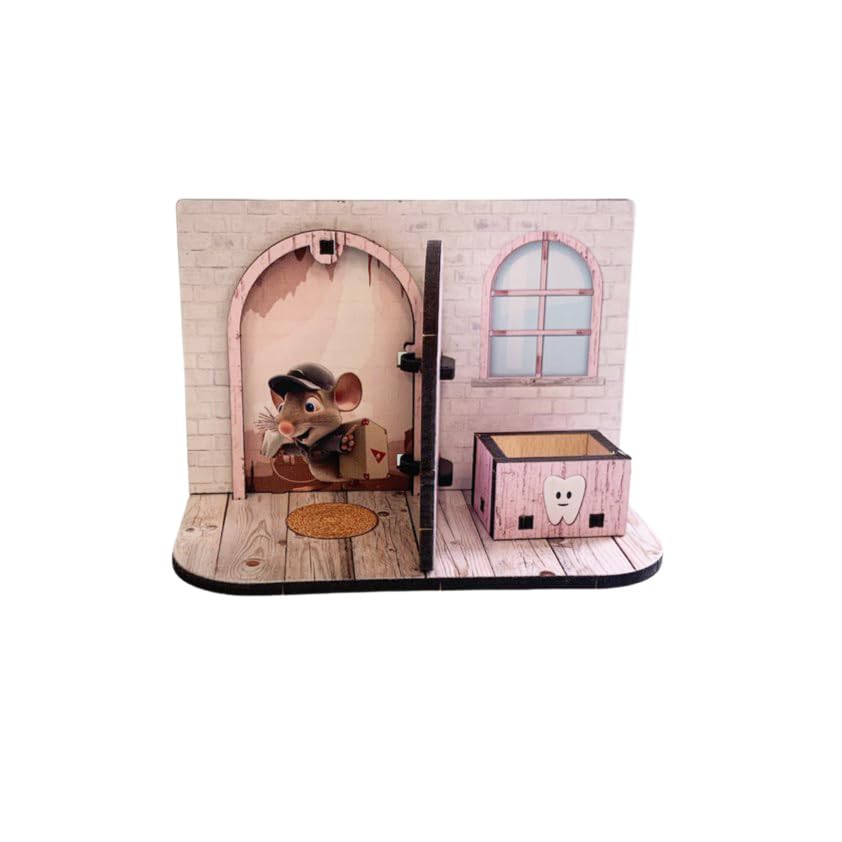 MADERCLIP Magic Door Ratoncito Perez (Pink), 13.5 x 6.5 x 9 cm - Image 2