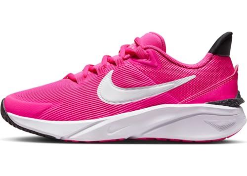 Nike Star Runner 4 Girls (Fierce Pink/White) Big Kid Size 5.5
