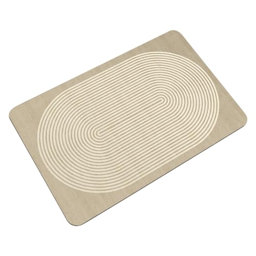 Alfombra de ducha absorbente de agua, suave, antideslizante, para uso doméstico