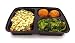 Fully Cooked Complete Meal Heat and Serve - Grilled Chicken, Rice Balls and Broccoli Rabe Made Fresh Daily - 1.4 Pounds