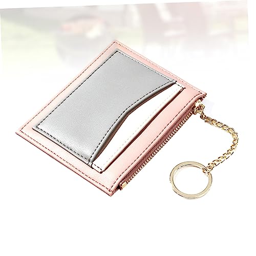 LIFKOME Small Coin Purse Card Holder Pink Fashion Wristlet Wallet Rfid Blocking4