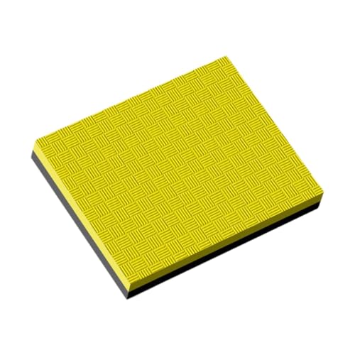 kowaku Exercise Balance Pad Foam Mat Practice Portable Soft Non Slip High Density Knee Pad Balance Cushion for Gym Fitness, Yellow