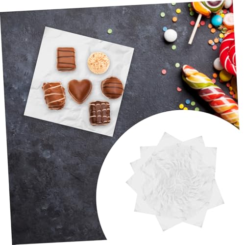 HIAKDOFT 100個 チョコレートラッパー アルミ箔包装紙 飴菓子用 耐久性高く再利用可能 パーティーや家用装飾に 広い用途で乾燥果実や粉末包装