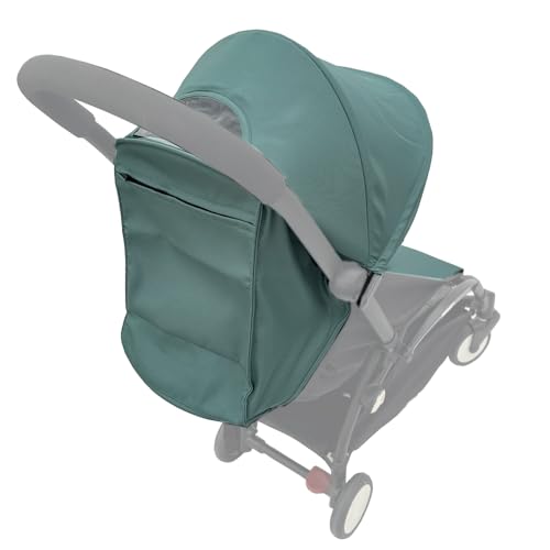 Image of Baby Stroller Seat Cushion and Canopy Compatible with Babyzen YOYO 2 and YOYO+, Pushchair Accessories Replacement Kit, Waterproof Double-Layer Fabric (Aqua Blue)
