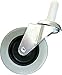 Carlisle 36908C00 Swivel Casters for Mop Buckets, 3" Chrome Plated Steel, Silver