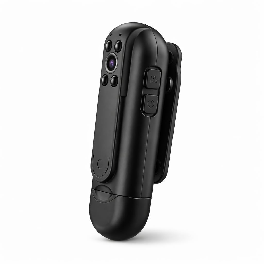 FREDI HD PLUS Non WiFi Wearable Cam | HD 1080P Portable Body Cam | Loop Recording Camera with Back Clip for Security | Meeting and Office Portable Body Camera with Audio Recording-picture-16