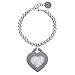Produktbild OPSOBJECTS · OPS!MY OPS! Halskette mit Glasperlen | Herzkette 40cm · grau