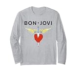 ボン・ジョヴィ公式ハートダガー 長袖Tシャツ