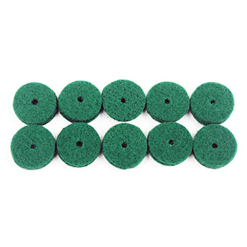 Alnicov 22 mm Klavier-Filz-Frontschiene Regulierung Lochungen grüne Tastatur-Balance-Unterlegscheiben, Reparaturteile, 90 Stück