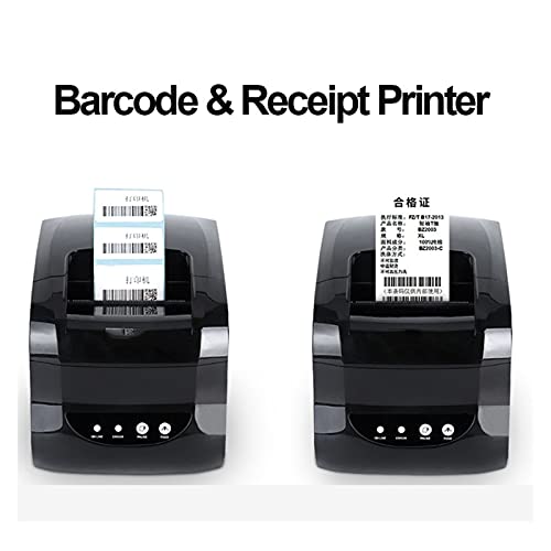 Image of Label Barcode Printer Thermal Receipt Label Printer Support Thermal Adhesive Sticker Paper 20-80mm(365 USB Port)