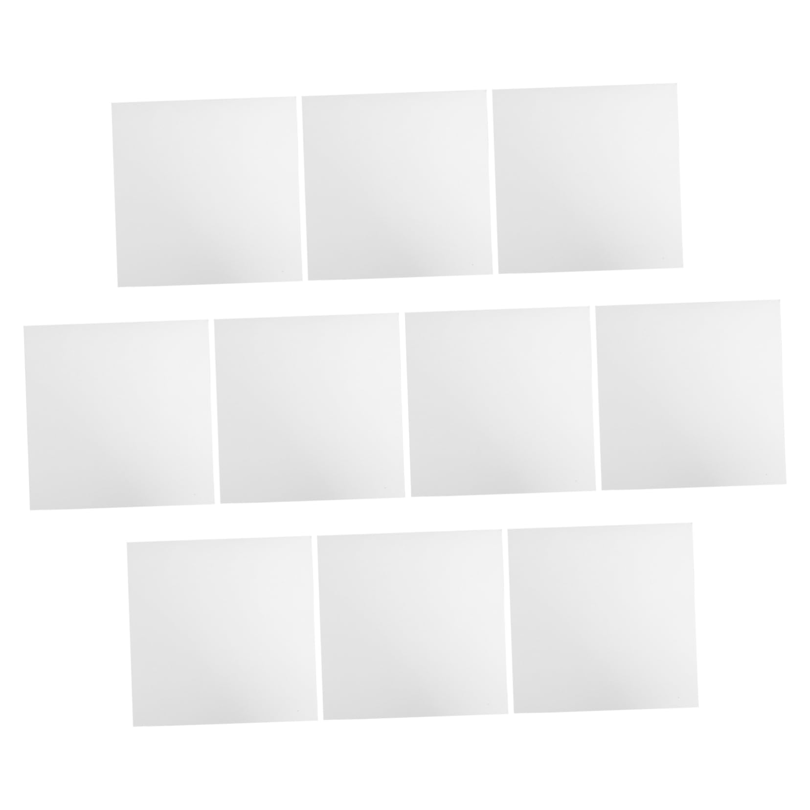 STOBAZA 10pcs White Cake Board Square Base Plates for Mousse Desserts Sturdy and Safe Cardboard Cake Accessories for Baking and Presentation