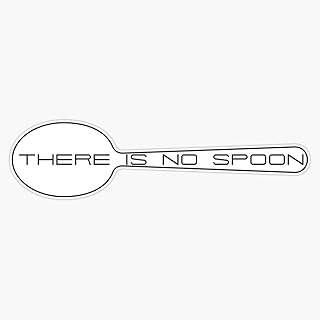 Magnet There Is No Spoon The Matrix Cool Quote Movie Magnetic Vinyl Sticker 5"