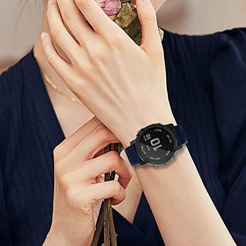 ISABAKE Pasek kompatybilny z Fenix 6X / Fenix 5X/5X Plus/Fenix 6X Pro/Fenix 7X/Fenix 3/Fenix 3 HR/Tactix/Descent MK1/D2 Delta PX/D2, QuickFit, 26 mm, silikonowy pasek do zegarka, sportowy pasek do