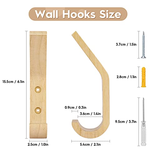 Wooden-Coat-Hooks-Wall-HooksNatural-Oak-Wood-Hooks-Decorative-Vintage-Wood-Wall-Hooks-Organizer-Heavy-Duty-Wall-Mounted-Hooks-for-Wall-Hanging-Coats-Key-Cap-Cup-4-Pack