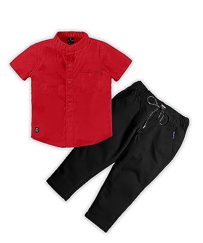 Image of BRUCEWANE Kids Shirt And Trouser Combo Set
