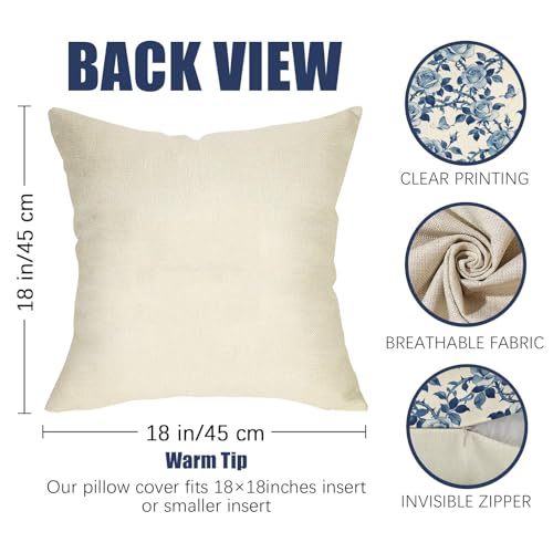 Fahrendom Chinoiserie Rose Flower Decorative Throw Pillow Covers by Fahrendom - Used condition - Image 2