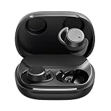 JKNKCO Mini Invisible ANC Sleep Earbuds for Side Sleepers, Bluetooth 6.0, Snore Blocking Noise Reduction, Soft Comfort Fit, 26H Playtime, No Subscription, Multi-Language Translation - MS217 (Black)