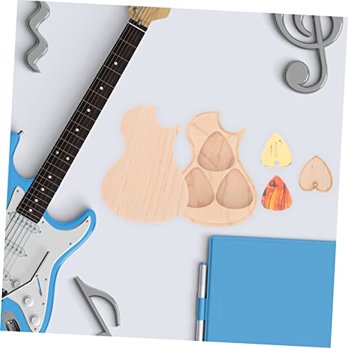 Vaguelly 1 Conjunto Pick Titular Palhetas De Guitarra Para Crianças Porta Palhetas Presentes Para Gu