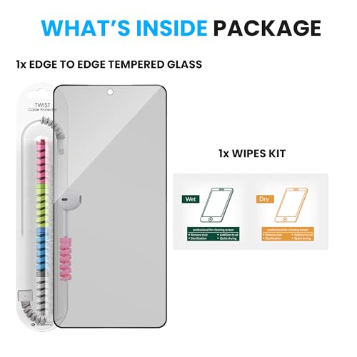 Image of FIRST MART Matte Anti-Glare Tempered Glass for Samsung Galaxy S26 Plus With Installation Kit | Military-Grade Gaming Screen Protector & Cable Guard | Edge to Edge Coverage | Black