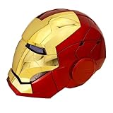 Réplica de casco electrónico de Iron Man MK 5 para cosplay, activada por voz