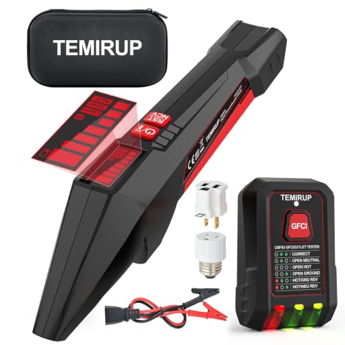 Circuit Breaker Finder, GFCI Outlet Tester, Digital Circuit Tracer