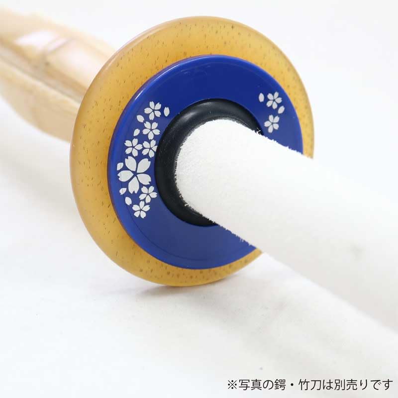 Amazon | 剣道 鍔止 鍔友 竹刀 32～39柄直径 対応 (エンジ桜